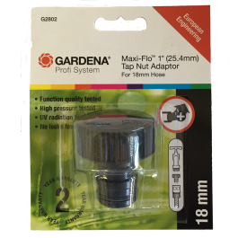 Gardena MaxiFlo TM Tap Nut Adaptor 1" 